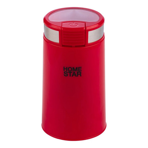 Кофемолка пластиковая  200 Вт 50 гр импульсная чаша нержавеющая сталь красный HS-2035 HomeStar Кофемолка пластиковая  200 Вт 50 гр импульсная чаша нержавеющая сталь красный HS-2035 HomeStar