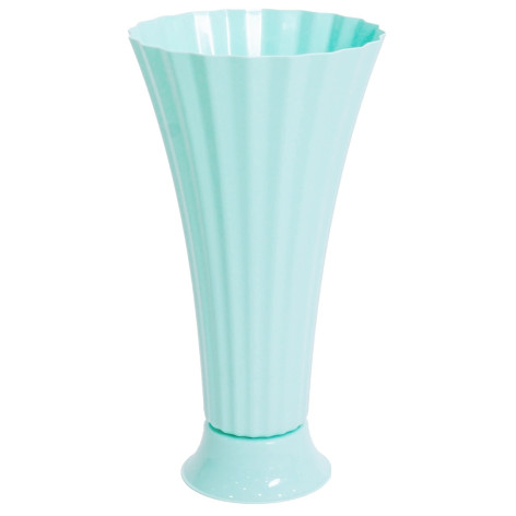 Ваза пластиковая для цветов под срез 21,5*40,5 см поддон оливковый Ангарск