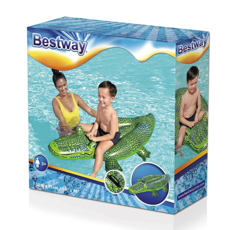 Фотография Игрушка для катания верхом 152*71 см Крокодил Bestway