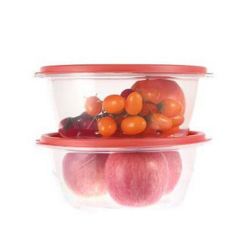 Набор пластиковых контейнеров 2 шт 2 л пищевой микс YN-12 Baizheng