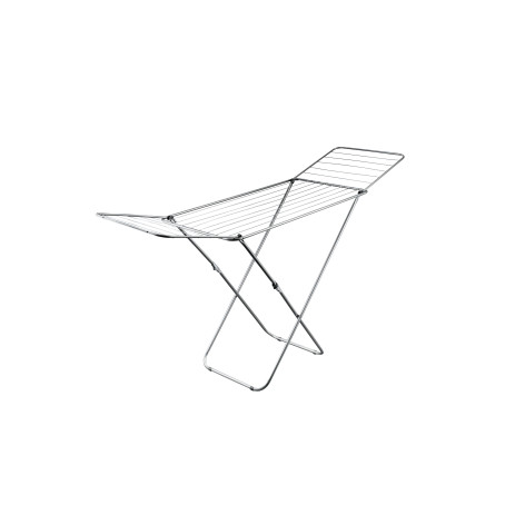 Сушилка металлическая напольная для белья 18 м 90*55*180 см серый Baizheng