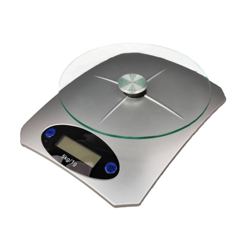 Весы кухонные электронные 5 кг 14х19,4х1,3 см дисплей белый KZ-E6 Baizheng