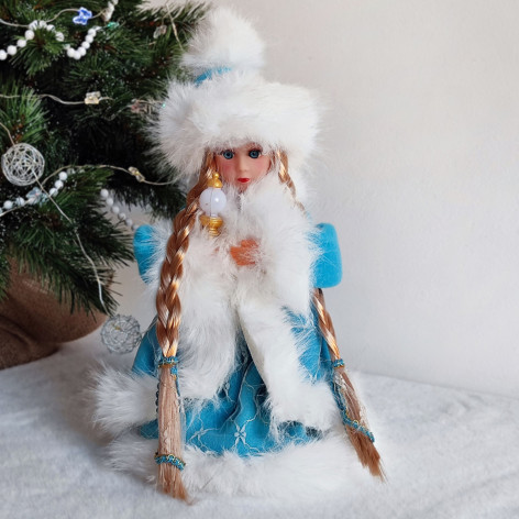 Фигурка новогодняя 30 см Рождественская принцесса микс NP-5308 Fex