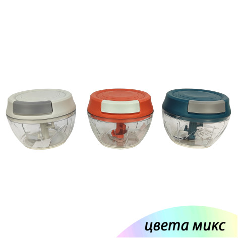 Овощерезка пластиковая механическая 500 мл микс XB-2082 Baizheng