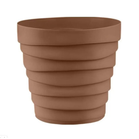 Кашпо пластиковое  2,25 л вставка фраппе Бархан Bmc