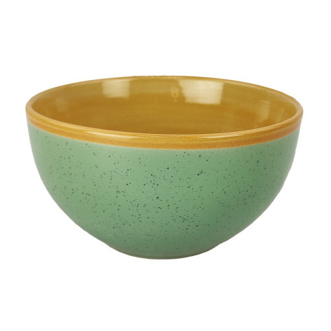 Салатник керамический  14 см 760 мл Stone green Коралл