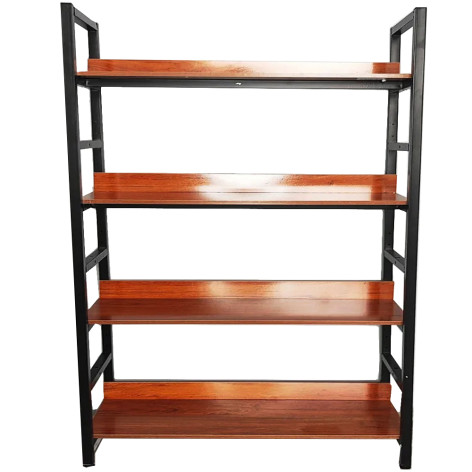 Стеллаж металлический 4-х ярусный 80х30х145 см дерев полки Baizheng Стеллаж металлический 4-х ярусный 80х30х145 см дерев полки Baizheng