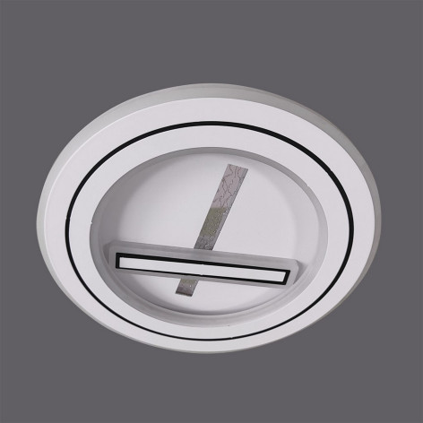 Светильник потолочный светодиодный 20х5,8 см 80Вт 20м2 белый Baizheng