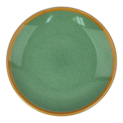 Тарелка керамическая десертная  20 см Stone green Коралл