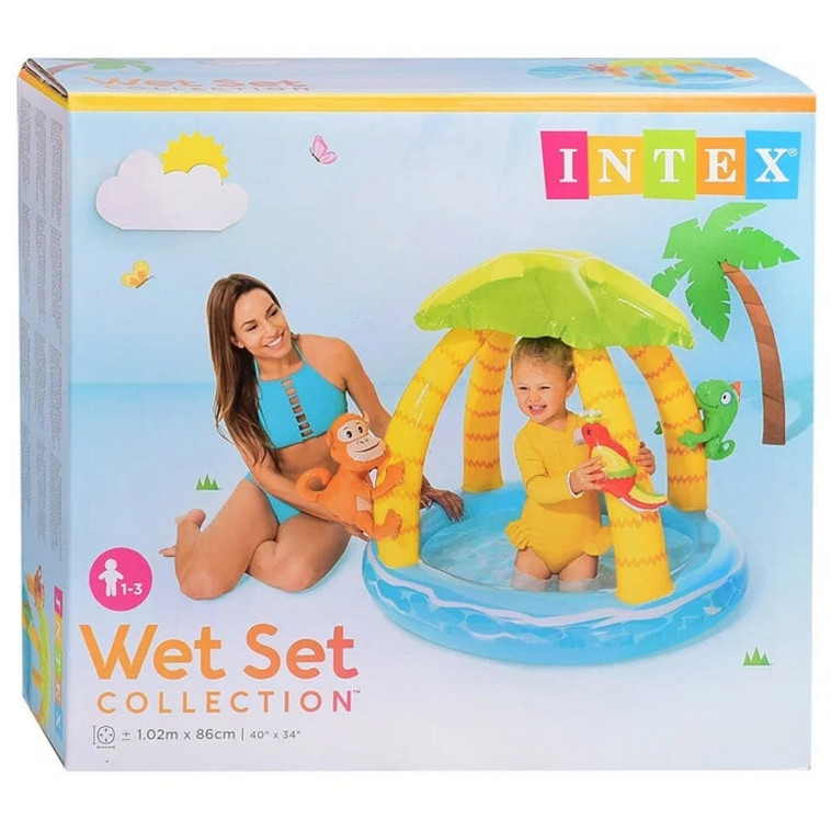 Фото Игровой центр 102*86 см Тропический остров Intex