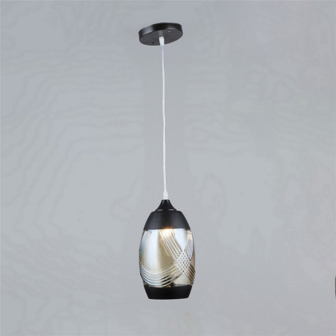 Люстра кухонная 1 плафон 15*22*80 см Е27 60Вт 4м2 плафон стекло черный Baizheng Люстра кухонная 1 плафон 15*22*80 см Е27 60Вт 4м2 плафон стекло черный Baizheng