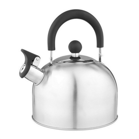Чайник нержавеющая сталь  2,3 л со свистком матовый MAL-039-MP Mallony