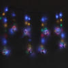 Мини изображение Гирлянда светодиодная 5 м 10led занавес шар елка шишка вишня снег мультик NP-1187 Fex