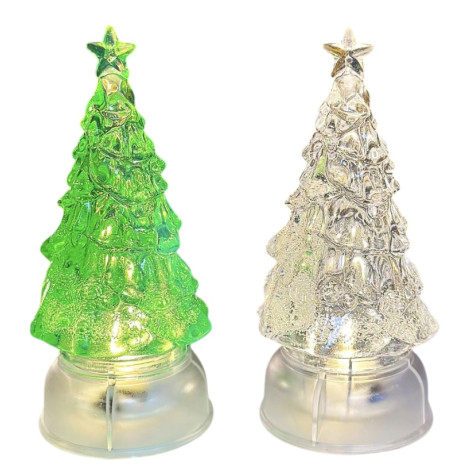 Сувенир новогодний светодиодный 13 см микс Елочка NP-3111 Baizheng