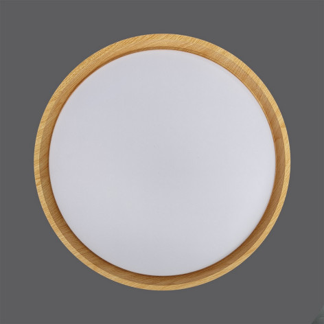 Светильник потолочный светодиодный 49см 36Вт 3600Лм 15м2 пульт дерево Baizheng