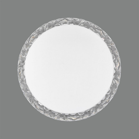 Светильник потолочный светодиодный 50*10см 36Вт 3600Лм 15м2 пульт белый Baizheng