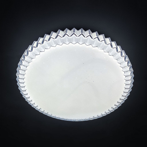 Светильник потолочный светодиодный 50*7см 36Вт 3600Лм 15м2 пульт белый Baizheng