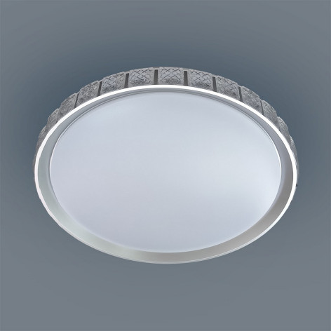 Светильник потолочный светодиодный 50*8см 36Вт 3600Лм 15м2 пульт белый Baizheng