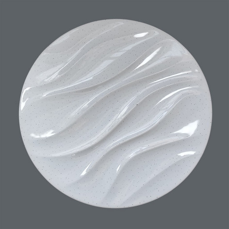 Светильник потолочный светодиодный 50см 36Вт 3600Лм 15м2 пульт белый Baizheng