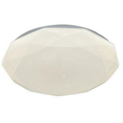 Светильник потолочный светодиодный 50см 36Вт 3600Лм 15м2 пульт белый Baizheng