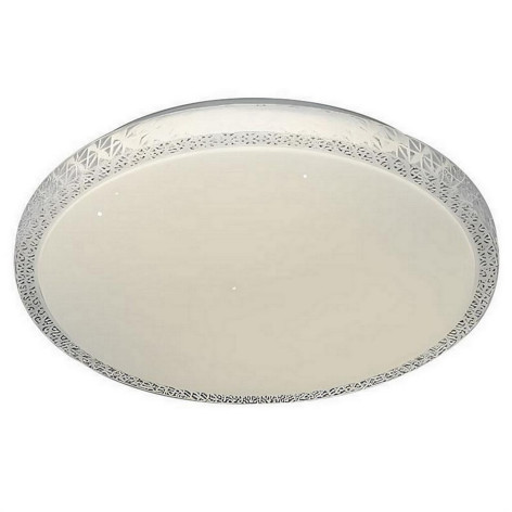 Светильник потолочный светодиодный 50см 36Вт 3600Лм 15м2 пульт белый Baizheng