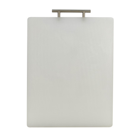 Доска пластиковая разделочная 45х33х1,5 см металлическая ручка петля микс Baizheng