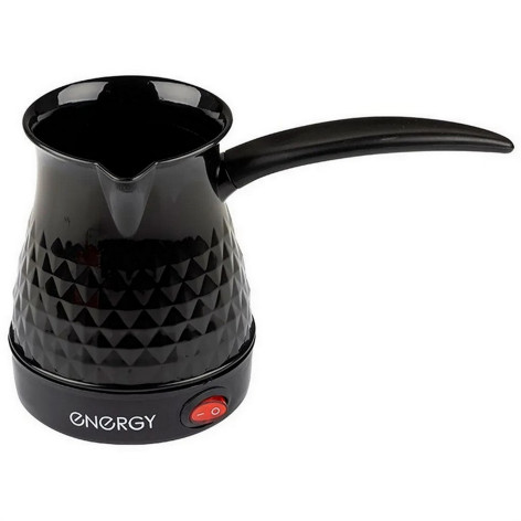 Кофеварка-турка электрическая пластиковая 600 Вт 0,3 л термостойкая черный EN-293 Energy Кофеварка-турка электрическая пластиковая 600 Вт 0,3 л термостойкая черный EN-293 Energy