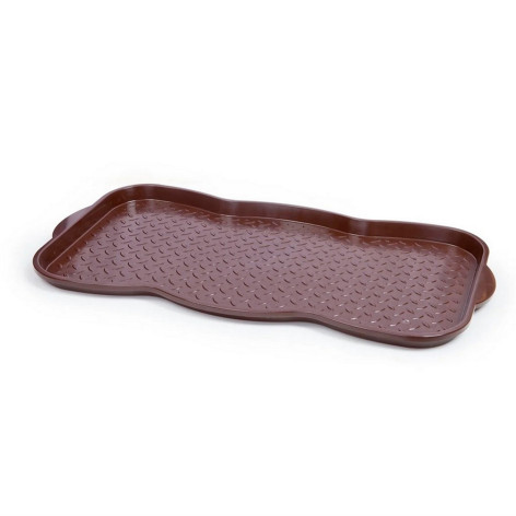 Поддон пластиковый для обуви 760х385х330 мм шоколадный Berossi