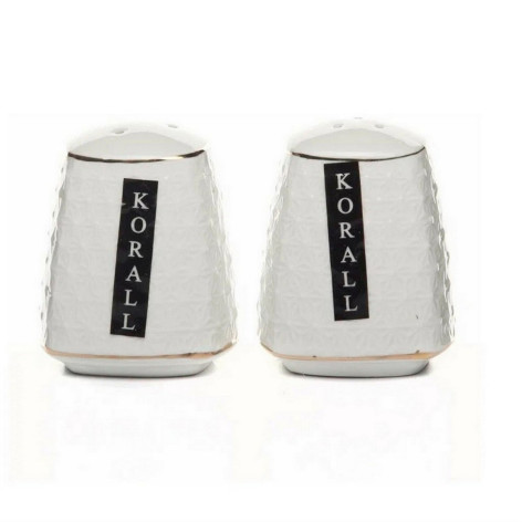 Набор керамический 2 предмета для специй Снежная королева квадр Коралл