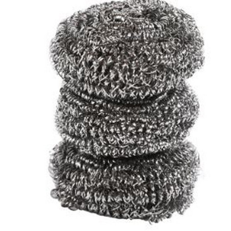 Губка металлическая для посуды 3 шт спираль Baizheng Губка металлическая для посуды 3 шт спираль Baizheng