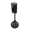 Мини фото Шумовка нержавеющая сталь 34 cм non-stick ручка Classico Nero Mallony