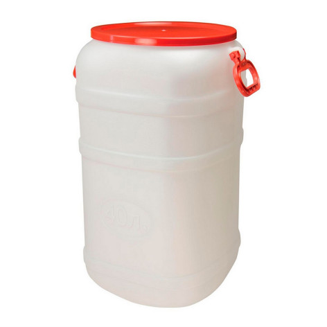 Бак пластиковый  40 л с навесными ручками горловина 250 мм Альтернатива