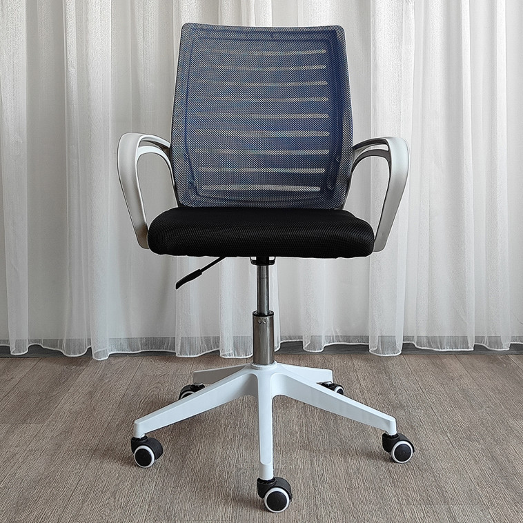 Изображение Кресло офисное 91*62*43 см до 120 кг сетка синий Baizheng