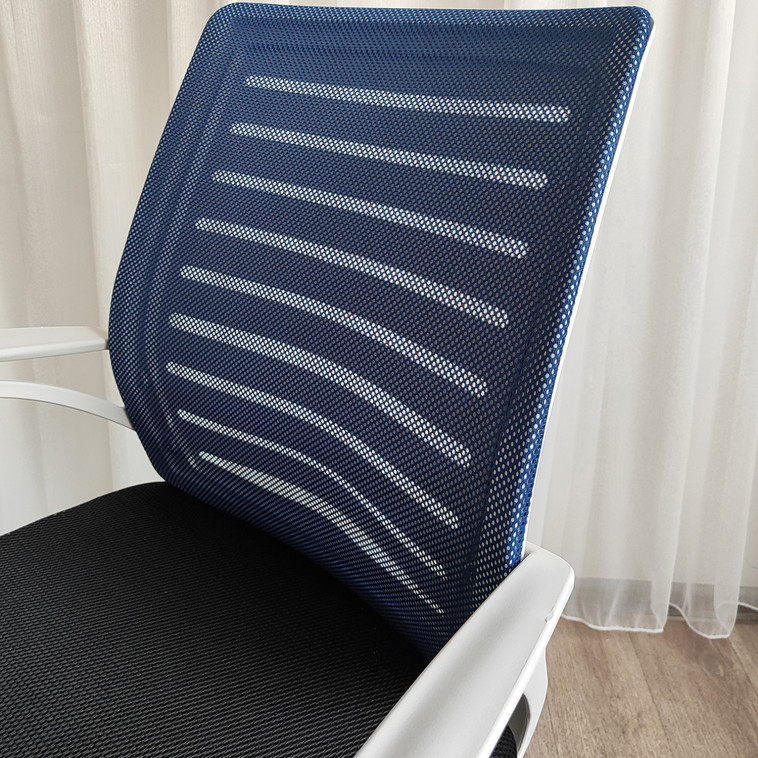 Cнимок Кресло офисное 91*62*43 см до 120 кг сетка синий Baizheng