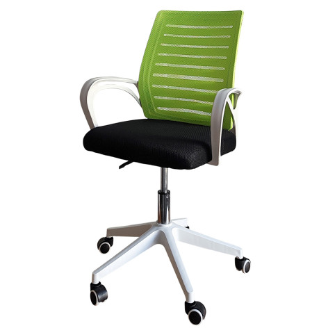 Кресло офисное 91*62*43 см до 120 кг сетка зеленый Baizheng