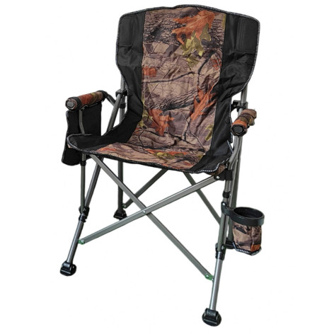 Стул со спинкой туристический складной 58*54*91 см до 120 кг хаки Baizheng