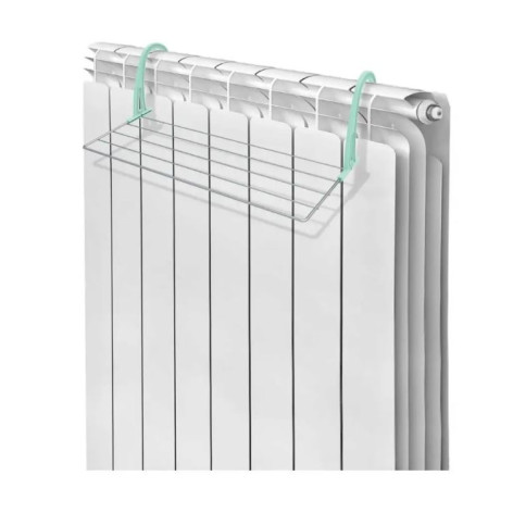 Сушилка металлическая на радиатор для белья 450*340*165 мм серый Nika