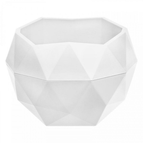 Кашпо пластиковое  2,5 л антрацит Топаз Bmc