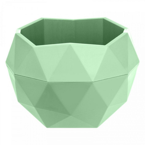 Кашпо пластиковое  2,5 л антрацит Топаз Bmc