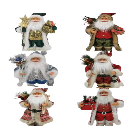 Фигурка новогодняя 60 см микс Дед Мороз NP-5317 Baizheng