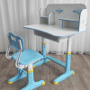 Мини изображение Комплект детский 101*75,5*48,5/69 см стол стульчик голубой Baizheng