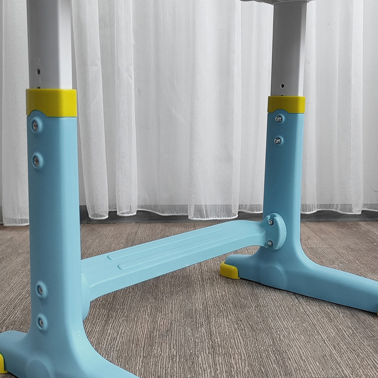 Cнимок Комплект детский 101*75,5*48,5/69 см стол стульчик голубой Baizheng