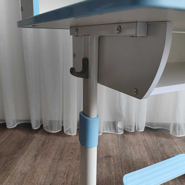 Фото №1 Комплект детский 105*80*50/84 см стол стульчик голубой Baizheng