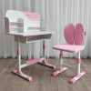 Мини изображение Комплект детский 105*80*50/84 см стол стульчик розовый Baizheng