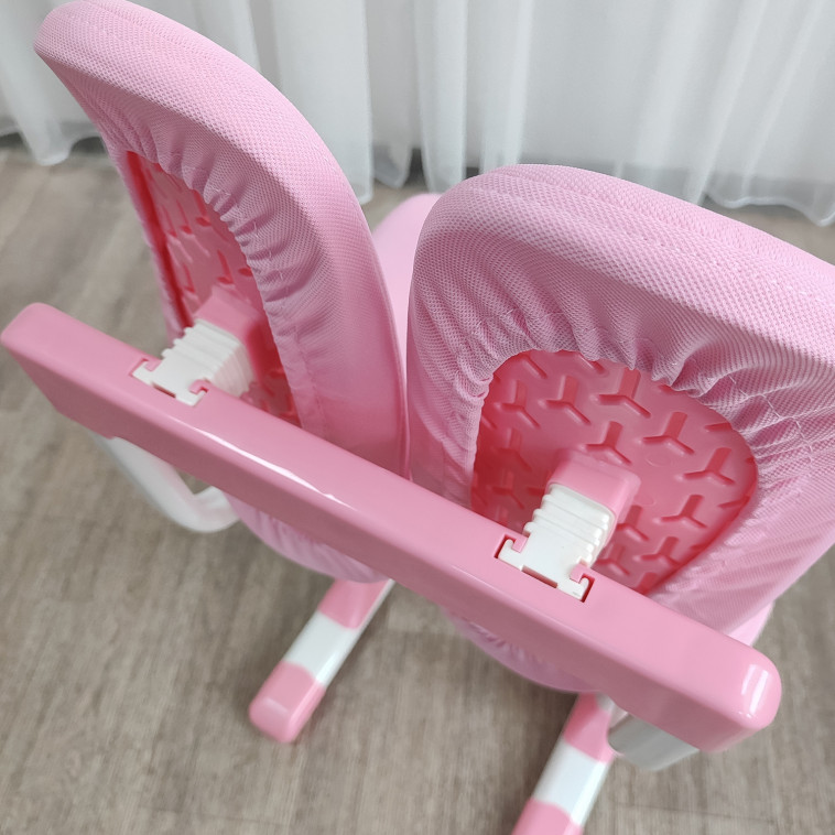 Фотография Комплект детский 105*80*50/84 см стол стульчик розовый Baizheng