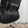 Мини фото №1 Кресло офисное 103*58,5*39 см до 150 кг полиэстер черный Baizheng