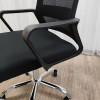Мини снимок Кресло офисное 110*59*43 см до 150 кг механизм качания полиэстер черный Baizheng