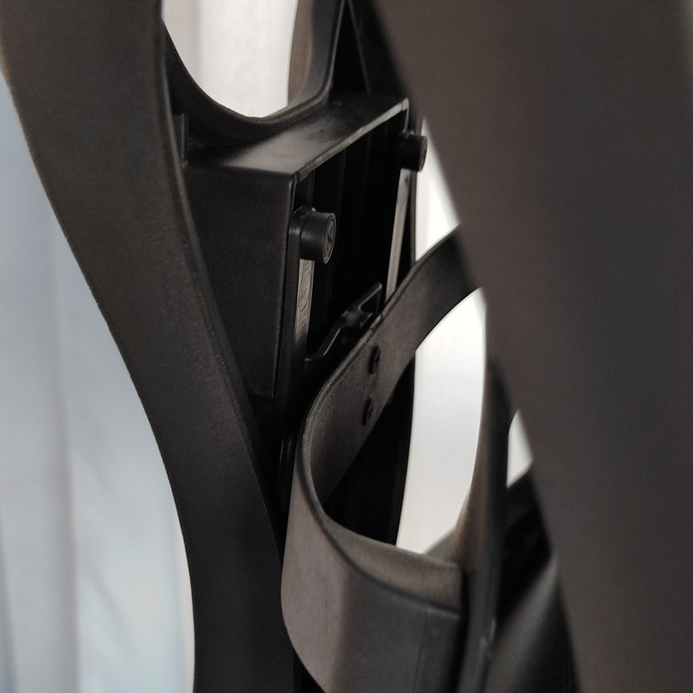 Мини фото №3 Кресло офисное 119*63*43 см до 150 кг механизм качания полиэстер черный Baizheng