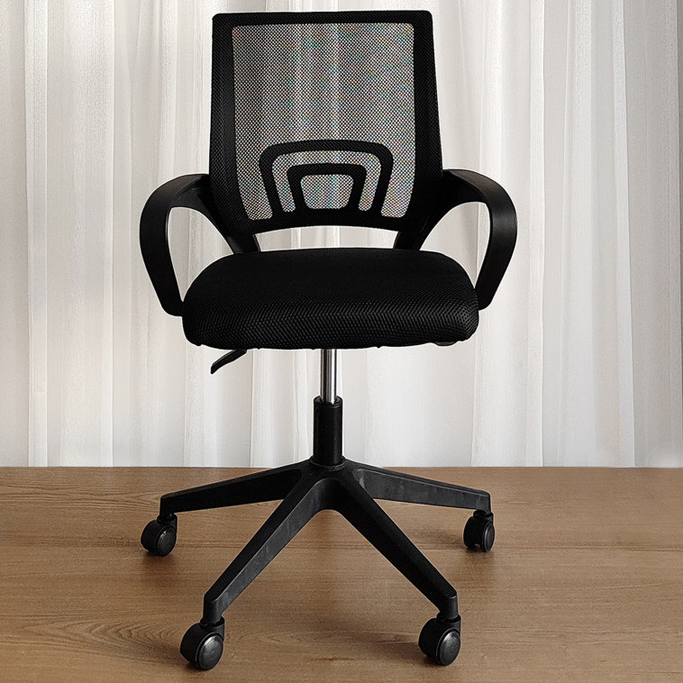 Фото Кресло офисное 76*60*40 см до 120 кг сетка черный Baizheng