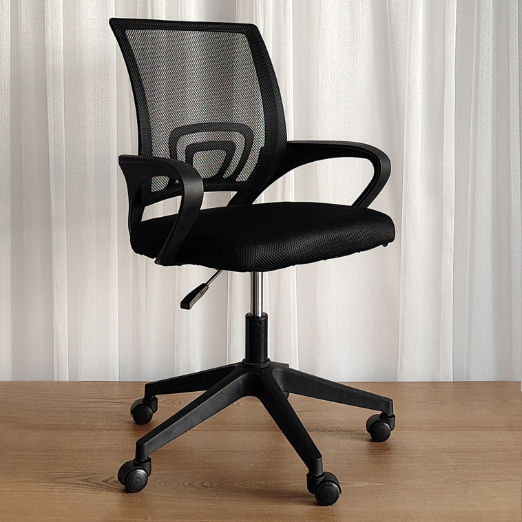 Изображение Кресло офисное 76*60*40 см до 120 кг сетка черный Baizheng